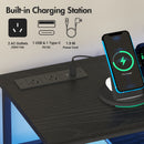 Advwin Chest of 7 Drawers Storage Cabinet with Open Shelf