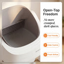 Advwin Open Top Automatic Self Cleaning Cat Litter Box