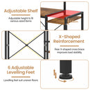 Advwin 5 Tier Mini Fridge Shelf w/ Ample Storage & Hooks