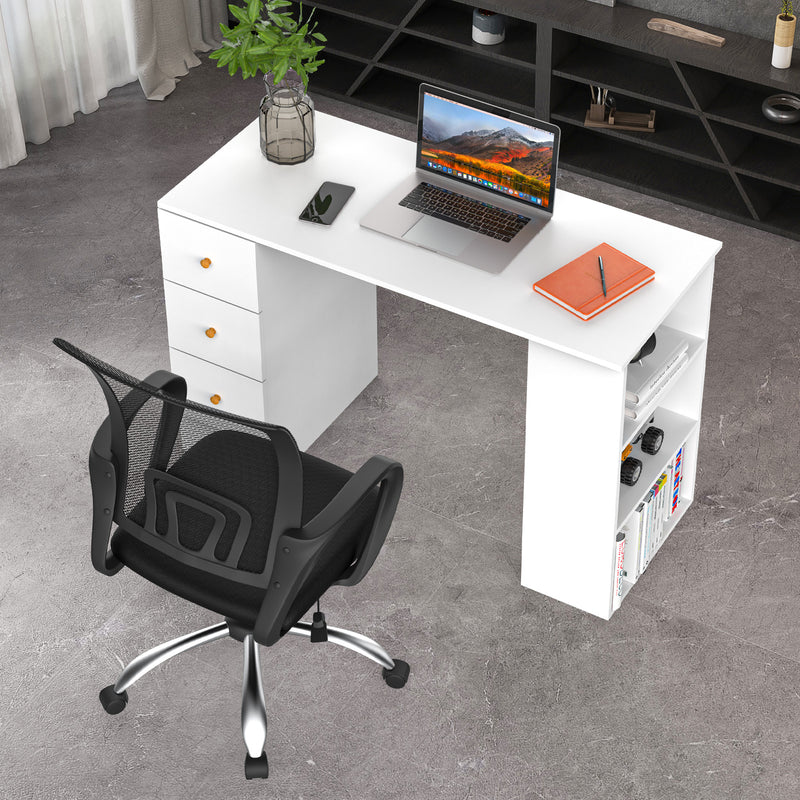 Advwin Office Desk Computer Desk with Drawers Cabinet
