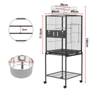 Advwin Bird Cage 146CM Open Top 2 Perches Aviary