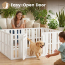 Advwin 20-Panel Dog Playpen with Door 180 x 150 x 61cm