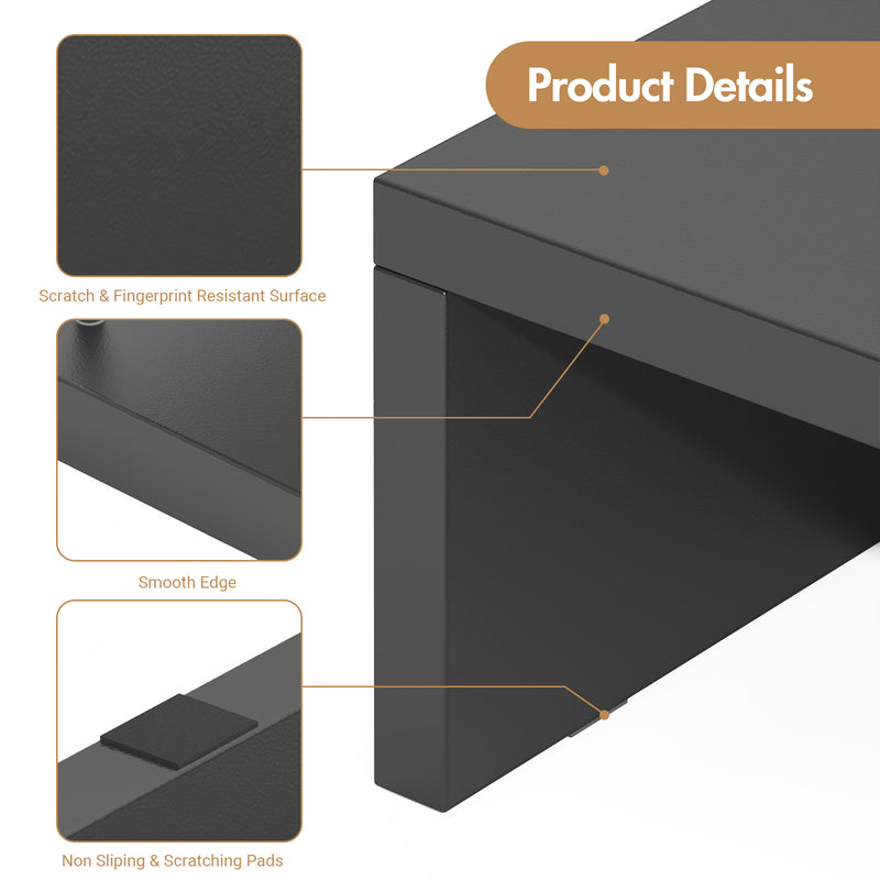 Advwin Dual Monitor Stand Riser Desk Organizer