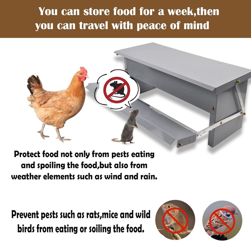 Advwin Automatic Chicken Feeder 10KG Capacity