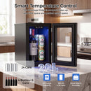 Advwin 20L Mini Bar Fridge with Adjustable Temperature