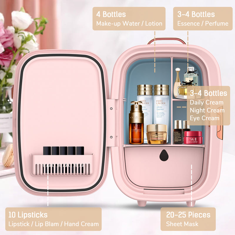 Advwin 15L Mini Makeup Fridge with LED