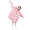 Advwin Oversized Sherpa Wearable Blanket Hoodie Kids