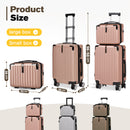 Advwin 20"+14" Hardshell Luggage Set with Silent Wheels