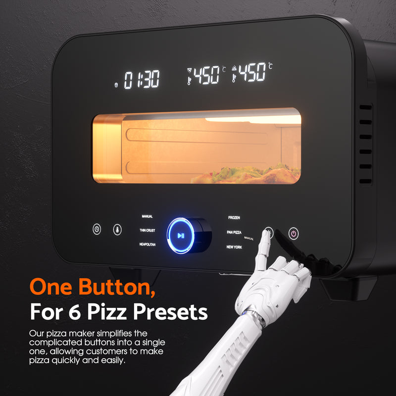Advwin Countertop Pizza Oven 1700W Electric Pizza Maker