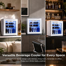 Advwin 46L Digital Mini Beverage Cooler w/ Interior Light