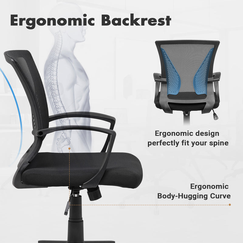 Advwin Mid-Back Mesh Office Chair