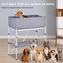 Advwin Elevated & Foldable Pet Grooming Bath Tub