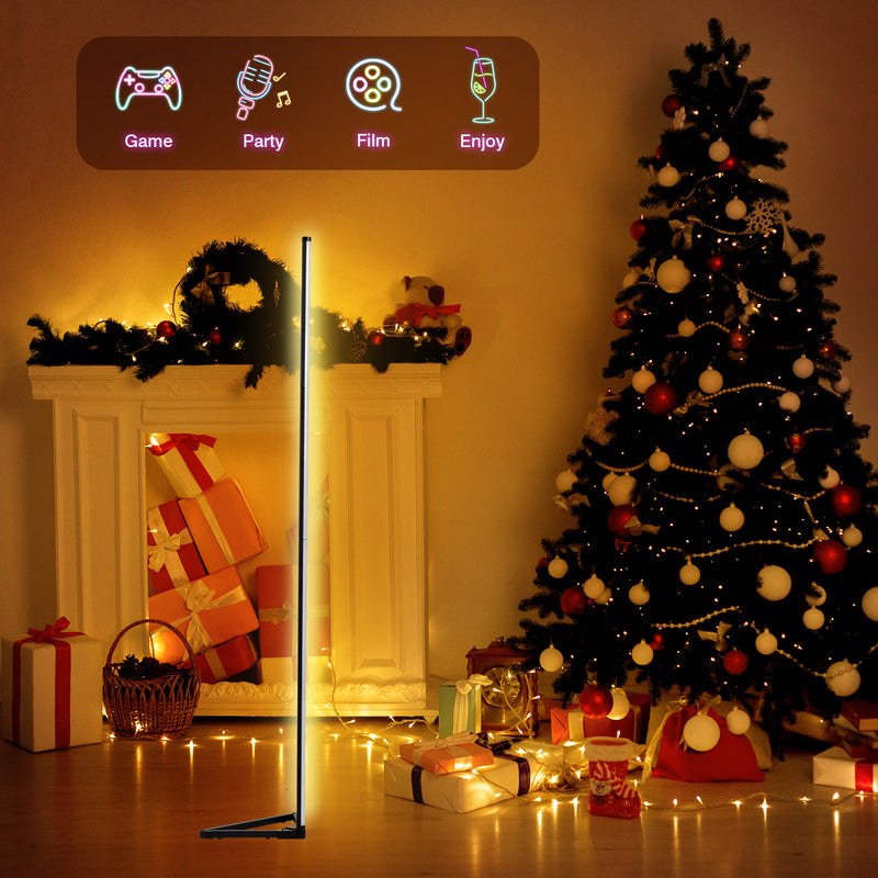 Advwin Smart LED Corner Floor Lamp RGB 139cm