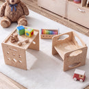 Advwin Kids Weaning Table & Chair Set with Chalkboard