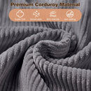 Advwin Petal Shaped Corduroy Bean Bag Chair