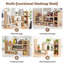 Advwin Adjustable Desktop Bookshelf Organizer