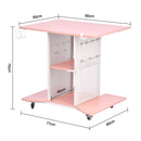 Advwin 80cm LED Gaming Desk w/ Power Outlets