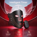 Advwin Wireless Red Light Therapy LED Face Mask w/ 4 Modes