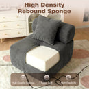 Advwin Armless Modular Sofa Corduroy Cloud Chair