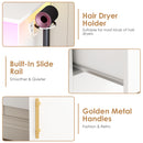 Advwin Dressing Table with Mirror and Lights RGB