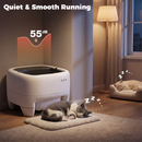 Advwin Open-Top Self Cleaning Cat Litter Box w/ Odor Control