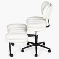 Advwin Cross-Legged Office Chair PU Leather