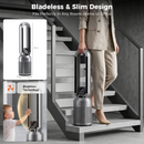 Advwin 2-in-1 Bladeless Tower Fan Heater