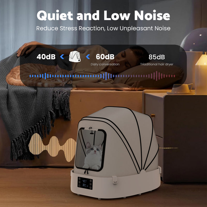 Advwin Foldable Automatic Pet Hair Dryer Box