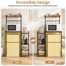 Advwin 5 Tier Mini Fridge Shelf w/ Ample Storage & Hooks