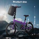 Advwin 20" Folding Bicycle with 6-Speed Dual Brake System (Pre-Order)