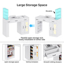 Advwin Manicure Table w/Glass Top Drawer Dust Collector