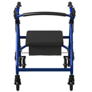 Advwin 4 Wheels Rollator Walker with Dual Brake System