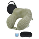 Travel Neck Pillow Washable 100% Pure Memory Foam