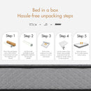 Advwin 25CM S/D/Q Memory Foam Springs Mattress