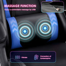 Advwin Gaming Desk and Gaming Chair Set Black & Blue