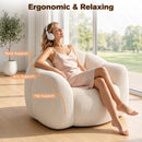 Advwin Petal Shaped Corduroy Bean Bag Chair