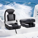 Advwin 61cm Folding High Back Marine Boat Seat