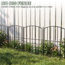Advwin 10 Panels Metal Garden Fence Animal Barrier (Pre-Order)