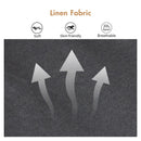 Advwin 2-Seater Sofa 132cm Loveseat Sofa Dark Grey