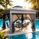 Advwin Pop-up Folding 3.3 * 3.3m Gazebo Marquee