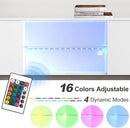 Advwin LED TV Unit Cabinet Entertainment Unit White