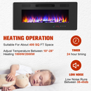 Advwin Electric Fireplace Heater Wall Recessed (Pre-Order)