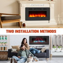Advwin Electric Fireplace Heater Wall Recessed (Pre-Order)