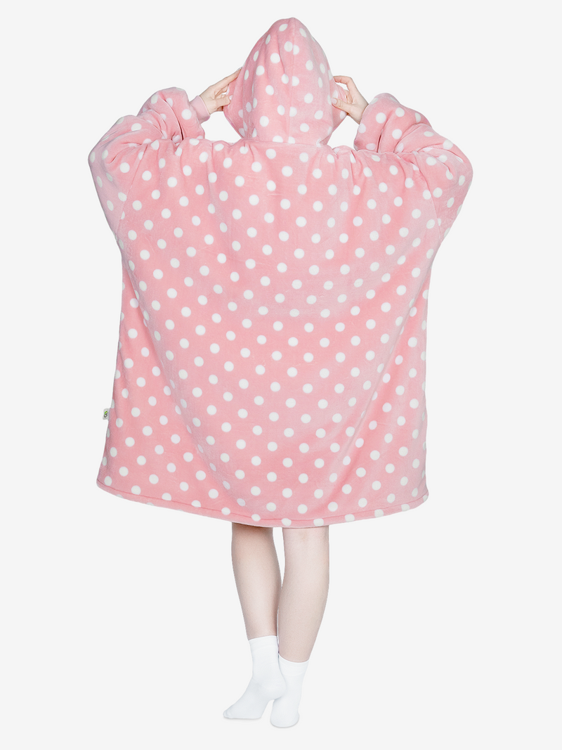Advwin Oversized Sherpa Wearable Blanket Hoodie Adult