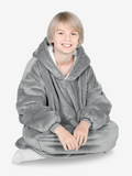 Advwin Oversized Sherpa Wearable Blanket Hoodie Kids