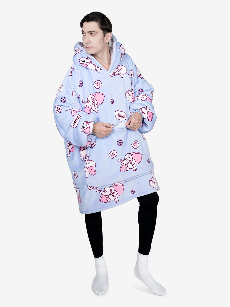 Advwin Electric Bladeless Fan Heater & Blanket Hoodie