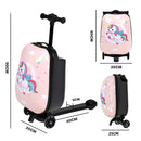 Advwin Foldable 2-in-1 Kids Ride-on Luggage with Wheels