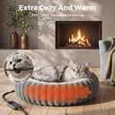 Advwin 20" Heated Pet Bed with 4 Timers & 9 Heat Settings