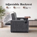 Advwin 3-in-1 Velvet Convertible Sofa Bed