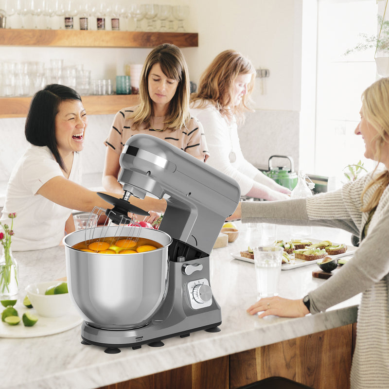 Advwin 6.5L 1400W Stand Mixer 6-Speed Grey